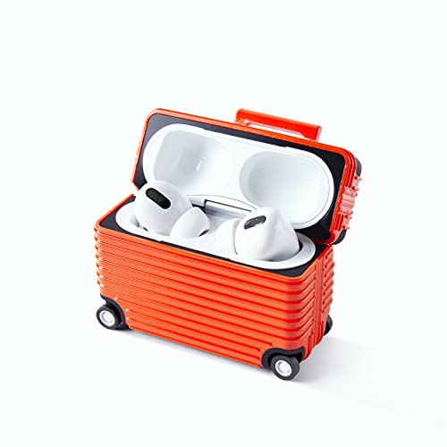 Amazon | Airpods用ケース スーツケース トランクデザイン Airpods